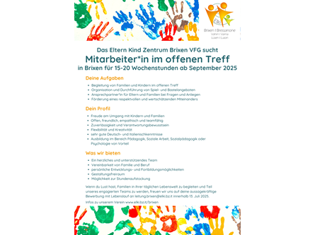 Stellenausschreibung offener Treff