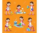 75642409-cleaning-vector-illustration-house-cleaning-girl-is-busy-at-home-wash-dishes-wash-the-floor